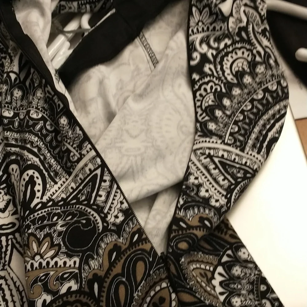 London Style Paisley Dress Size10 - Picture 4 of 6